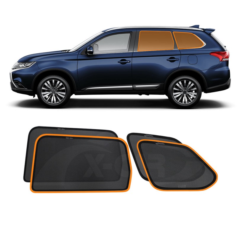 Outlander Rear Window Open Port Rear Window Sun Shade for Mitsubishi Outlander 2012-2021 Car Sun ...