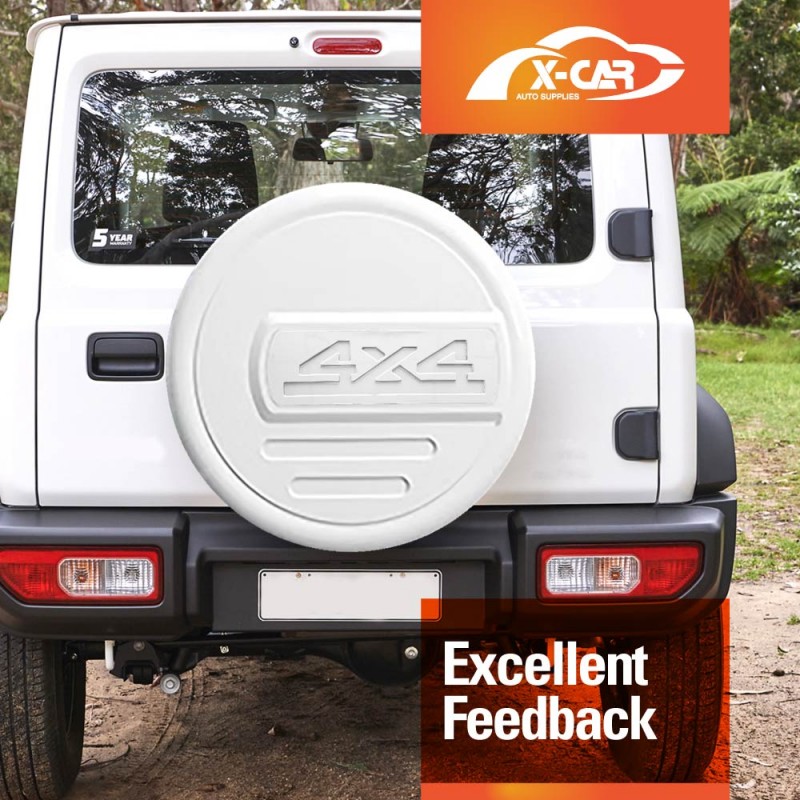 Spare Wheel Cover for Suzuki Jimny 3Door 20182025 Spare Tire Protective Cover White Exterior