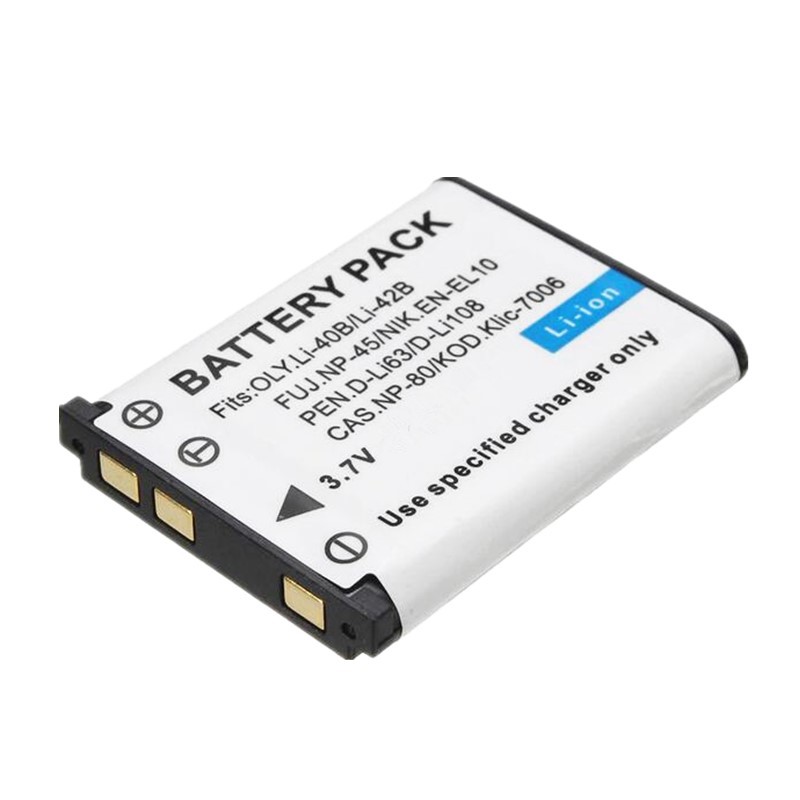 2x Akku Für Maginon SZ 24 Kamera - 700 MAh, 3,7V, Li-Ion, Ersatz Für NP-45, EN-EL10 Uvm.