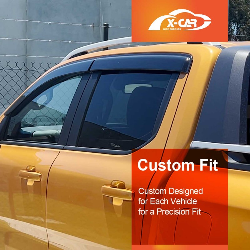 OEM Weathershields for Ford Next-Gen Ranger 2022-2025 Double Cab Car ...