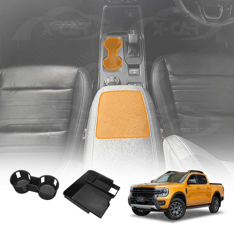 Centre Console Organizer Set for Ford Next-Gen Ranger 2022-Onwards ...