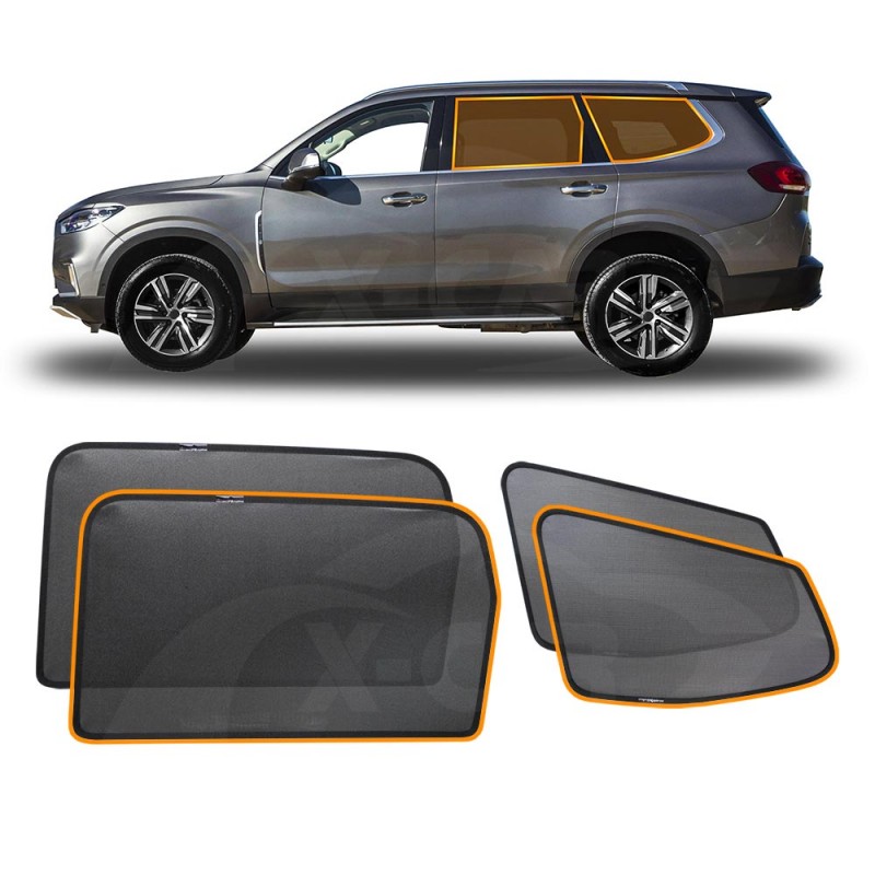 Power Rear Sunblind Port Rear Window Sun Shade for LDV D90 2017-2024 Magnetic Car Sun Blind ...