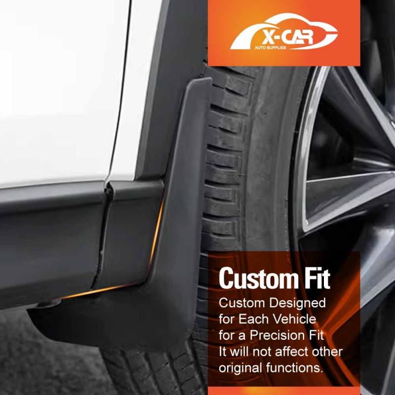 Aazon.co: X AUTOHAUX 1set Front And Rear Ud Flaps Splash Guards Ud - View #6