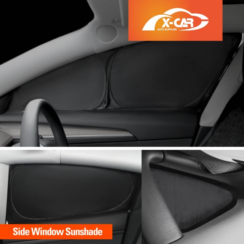 Tesla Model 3 Sunshade Side Rear Windows Windshield Sun Shades