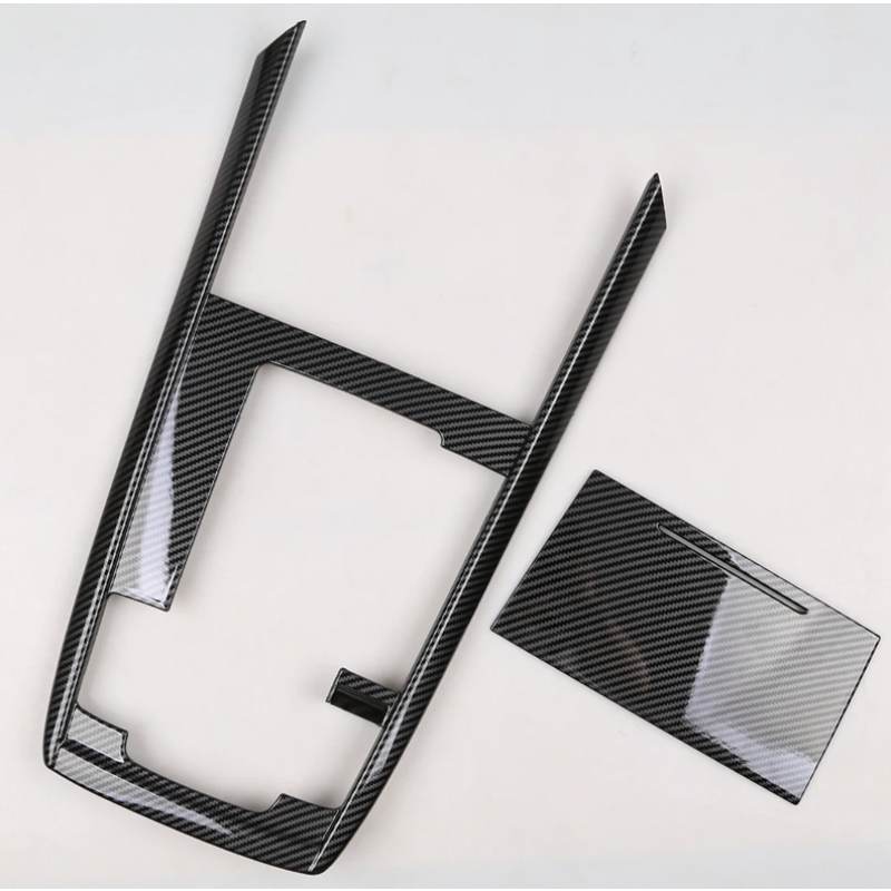 Für Mazda CX-30 Carbon Fiber Schwarz Auto Fenster Tür Spalte BC Säule Post  Abdeckung Trim Spiegel Effekt PC
