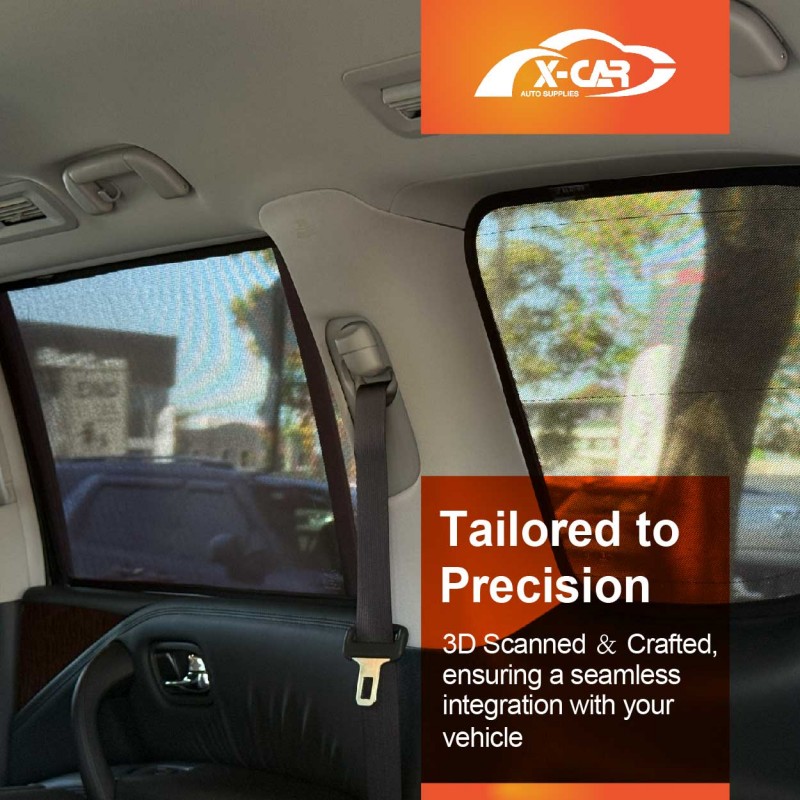 Power Rear Sunblind Port Rear Window Sun Shade for Nissan Patrol 2012-Onwards Y62 Series ...
