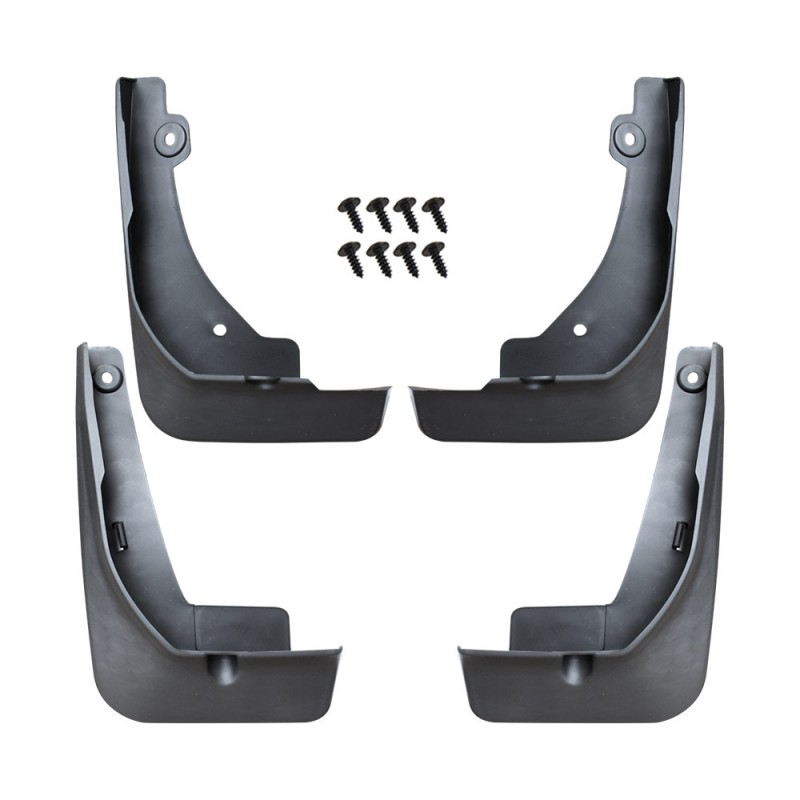No-Drill Mud Flaps For 1998-2002 Toyota Corolla Sedan - 4Pcs Splash Guard Set