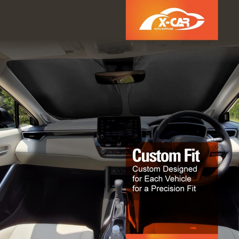 Windshield Sun Shade for Toyota Corolla Cross 20222025 Blocks UV Rays Foldable Custom Wind