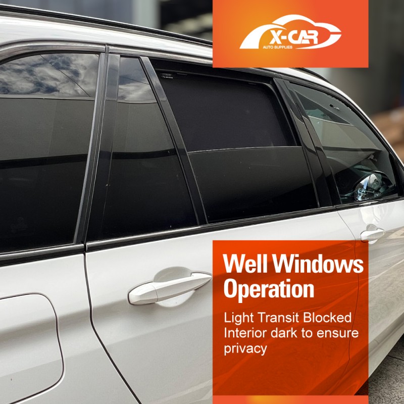 Rear Window Sun Shade for Mitsubishi Triton MV Double Cab 2024-Onwards ...