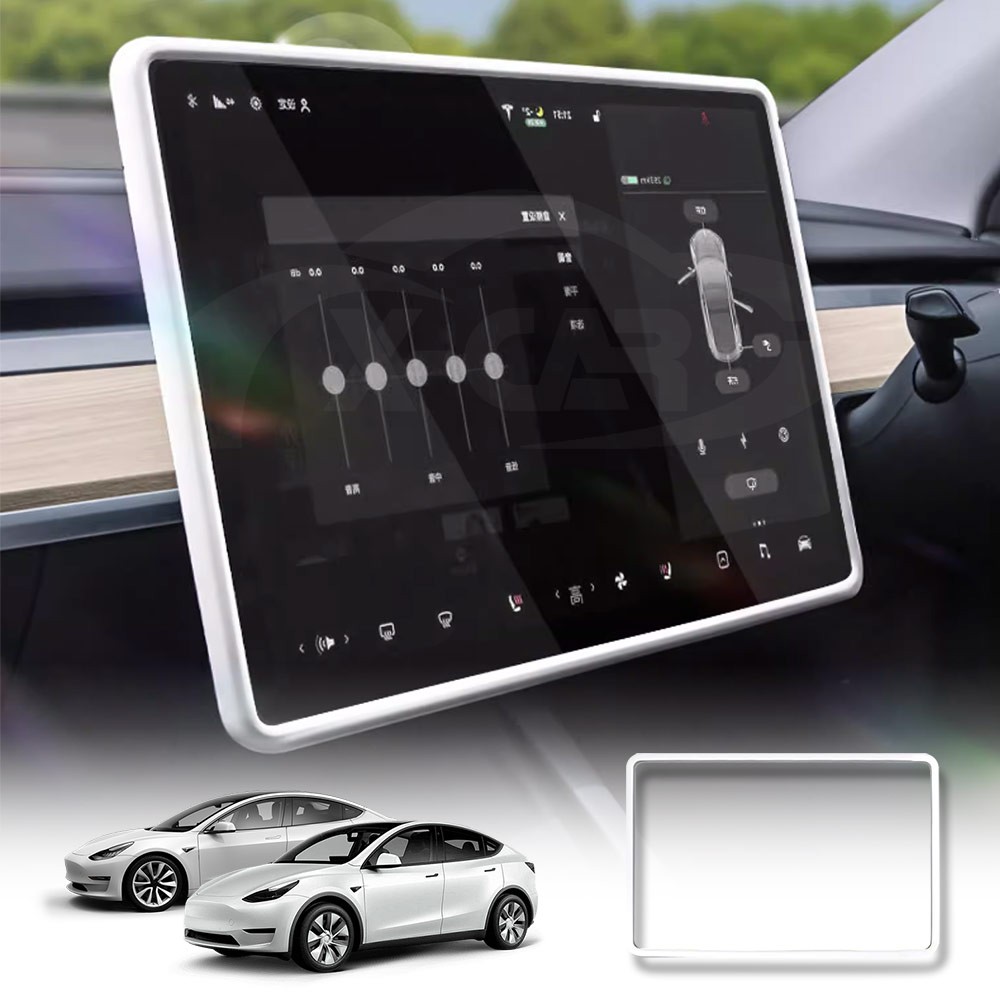 Tesla Model 3 2017-2023 and Model Y 2021-2025 Screen Protector Frame ...