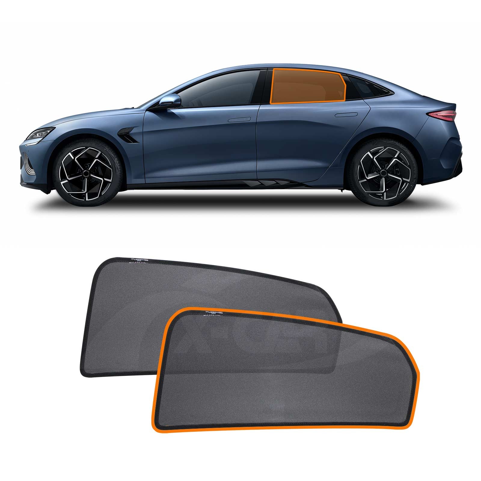 Rear Window Sun Shade for BYD Seal 2023-Onwards Car Sun Blind Mesh