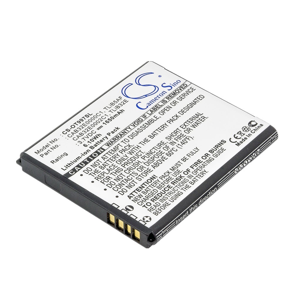 Replacement Battery TLiB5AF For Alcatel Link Zone MW41NF / MW41 Hotspot – 1800 MAh