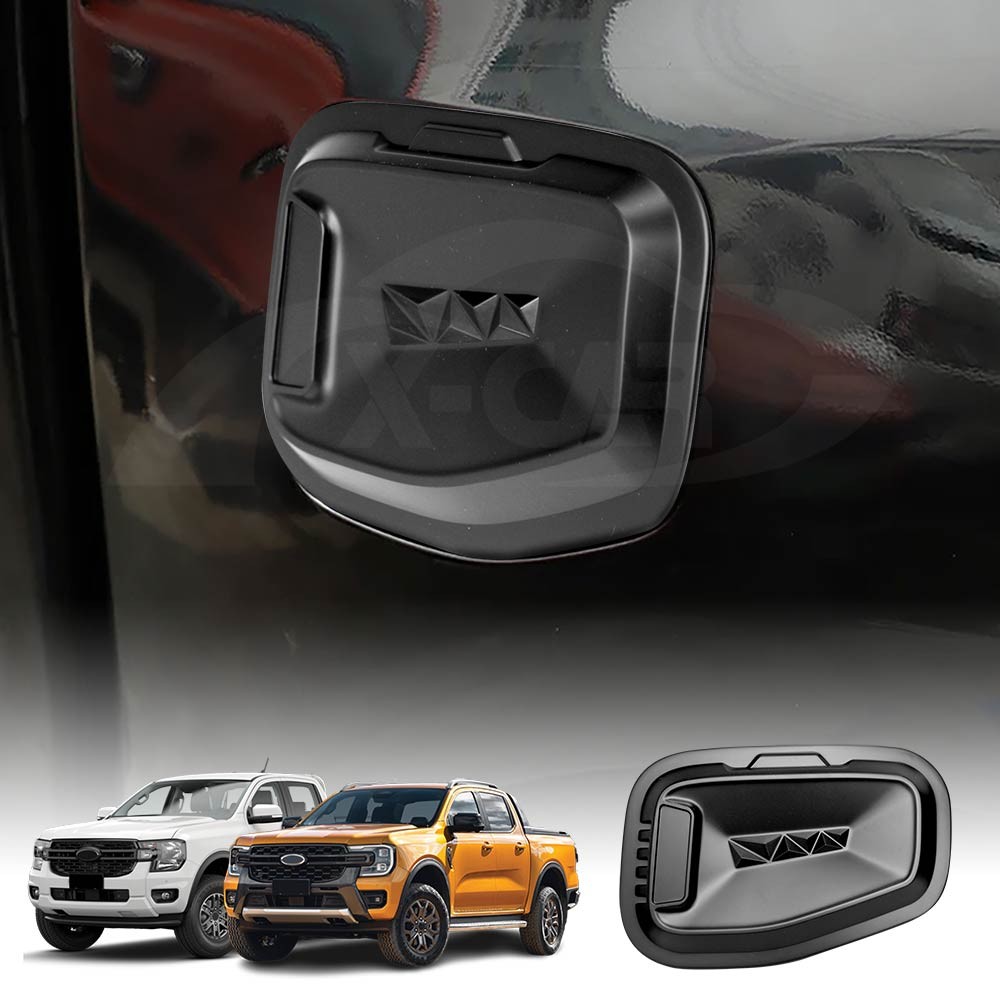 Fuel Tank Cap Cover for Ford Ranger Next-Gen 2022-Onwards Matt Black ...