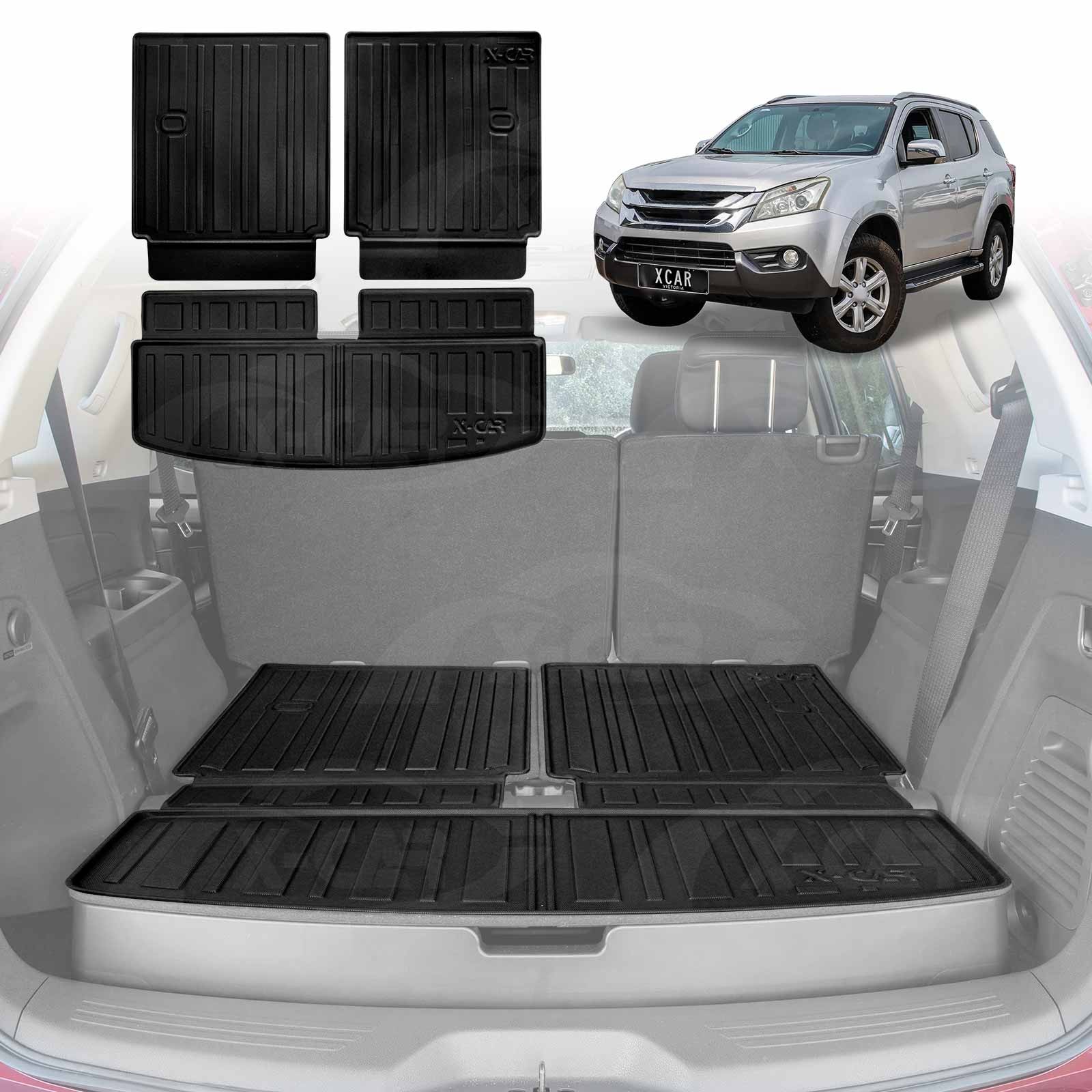 3 Pcs Boot Liners for Isuzu MU-X MUX 2013-2021 All Weather Heavy Duty ...