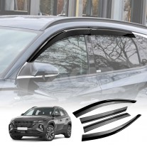 Weathershields for Hyundai Tucson 2021-2025 Car Weather Shields Wind Deflectors Window Sun Visor 4-Piece Set