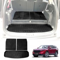 Boot Liner Back Seat Protector for Honda CRV CR-V 7 Seats 2023-2025 Heavy Duty Cargo Trunk Mat Luggage Tray 3Pcs Set