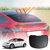 Tesla Model Y 2022-2024 Rear Trunk Cargo Liftgate Window Windshield Sun Shade Car Accessories Mesh Blind