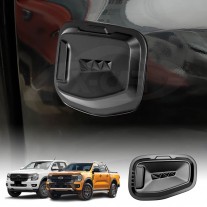 Fuel Tank Cap Cover for Ford Ranger Next-Gen 2022-2024 Matt Black Gas Door Trim Car Exterior Accessories