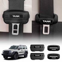Seat Belt Buckle Silicone Protective Cover for GWM Tank 300 2023-2025 Car SeatBelt Interior Assessories Set of 4