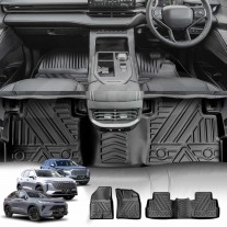 3D Floor Mats for GWM Haval H6/H6 GT 2021-Onwards Heavy Duty All Weather Car Mats Carpet Liner Set
