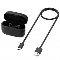 USB Charging Case Earbuds Charger Box Black for Jabra Elite 4 Active True Wireless Earbuds Headphones