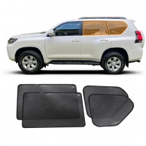 Rear Port Window Sun Shades for Toyota Prado 150 Series 2009-2024 UV Protection Car Sunshade Blind Mesh