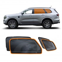Port Rear Window Sun Shade for Ford Everest 2022-2025 Car Sun Blind Mesh