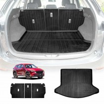 Boot Liner Back Seat Protector for Mazda CX5 CX-5 2017-2026 All Weather Heavy Duty Cargo Car Trunk Kick Mats