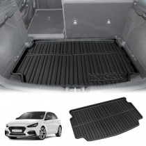 Boot Liner for Hyundai i30 Hatchback 2018-Onwards Height Ajustable Boot Heavy Duty Cargo Trunk Cover Mat Luggage Tray