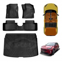 3D Floor Mats Boot Liner for Toyota Yaris Cross MXP Series 2020-Onwards All Weather Heavy Duty Cargo Car Trunk Luggage Tray
