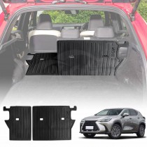 Back Seat Protector for Lexus NX250 NX350 NX350h NX450h 2022-Onwards All Weather Heavy Duty Car Kick Cargo Mats Cover