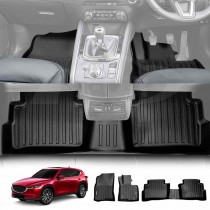 3D Customized Heavy Duty All Weather Car Mat Floor Liner Full Set Carpet for Mazda CX5 CX-5 2017-2024