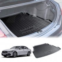 Boot Liner for Mercedes-Benz C-Class Sedan 2021-Onwards All Weather Heavy Duty Cargo Trunk Mat Luggage Tray