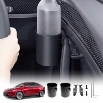 Cup Holder Rack for Tesla Model Y Juniper 2025-Onwards Car Interior Door Mount Set of 2