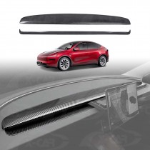 Dashboard Cover Trim Set for Tesla Model Y L 6-Seat 2026-Onwards Carbon Fiber Style Dash Wrap Cap Panel Interior Accessories