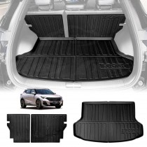 Boot Liner Set for GAC EMZOOM 2025-Onwards Upper Level Floor All Weather Heavy Duty Car Trunk Cargo Kick Mats Back Seat Protector