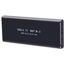 M.2 SATA SSD to USB 3.0 External SSD Reader Converter Adapter Enclosure with UASP, Support NGFF M.2 2280 2260 2242 2230 SSD with Key B/Key B+M