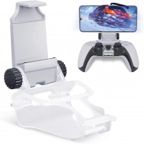 Foldable Mobile Phone Android iPhone Holder Mount Clip Clamp Bracket with Adjustable Stand for Sony Playstation 5 PS5 Controller