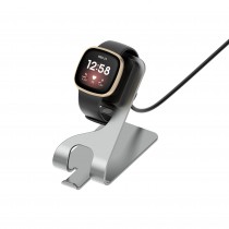 Aluminium Wireless Charger Stand Cradle for Fitbit Versa 3 Smartwatch