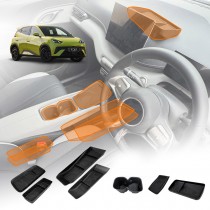 Centre Console Storage Set for BYD Atto 1 Hatch 2025-Onwards Armrest Box Cup Holder Tray Car Wireless Phone Pad Organizer