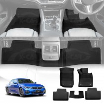 3D Floor Mats for BMW 3 Series & M3 Sedan 2019-Onwards Heavy Duty All Weather Car Carpet Liner Set Accessories