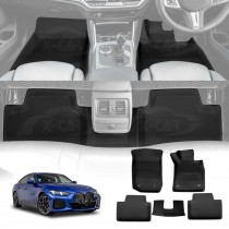 3D Floor Mats for BMW i4 G26 Hatch 2021-2026 Heavy Duty All Weather Car Carpet Liner Set Accessories