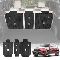 Back Seat Protector for BMW X2 U10 Series 2023-Onwards All Weather Heavy Duty Car Seat Kick Mats Cover