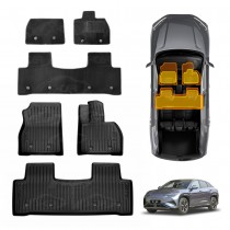 Premium Floor Mats for BYD SEALION 7 SEALION7 2025-Onwards Heavy Duty All Weather Double Layer TPE Carpet Car Interior Liner Set