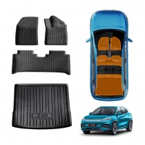 3D Floor Mats Boot Liner for BYD Atto 3 Atto3 2022-Onwards All Weather Heavy Duty Cargo Car Trunk Luggage Tray