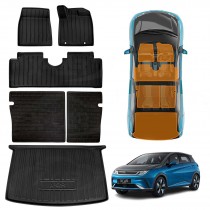 3D All-Weather Floor Car Cargo Trunk Kick Mats Boot Liner for BYD Dolphin 2023-2025 Accessories