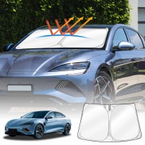 Windshield Sun Shade for BYD Seal 2023-2024 Blocks UV Rays Foldable Custom Wind Screen Sun Visor Protector