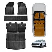 3D Floor Mats Boot Liner Set for BYD Sealion 5 Sealion5 2026-Onwards All Weather Heavy Duty Cargo Kick Back Seat Protector Cover