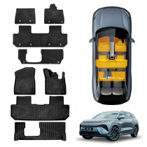 Premium Floor Mats for BYD SEALION 8 SEALION8 2026-Onwards Heavy Duty All Weather Double Layer TPE Carpet Car Interior Liner Set
