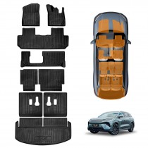 3D Floor Mats Boot Liners Set for BYD SEALION 8 SEALION8 2026-Onwards All Weather Heavy Duty Cargo Kick Back Seat Protector Cover